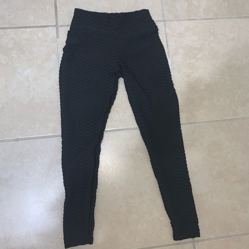 Ribbed textures leggings